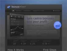Tablet Screenshot of bonusminer.com